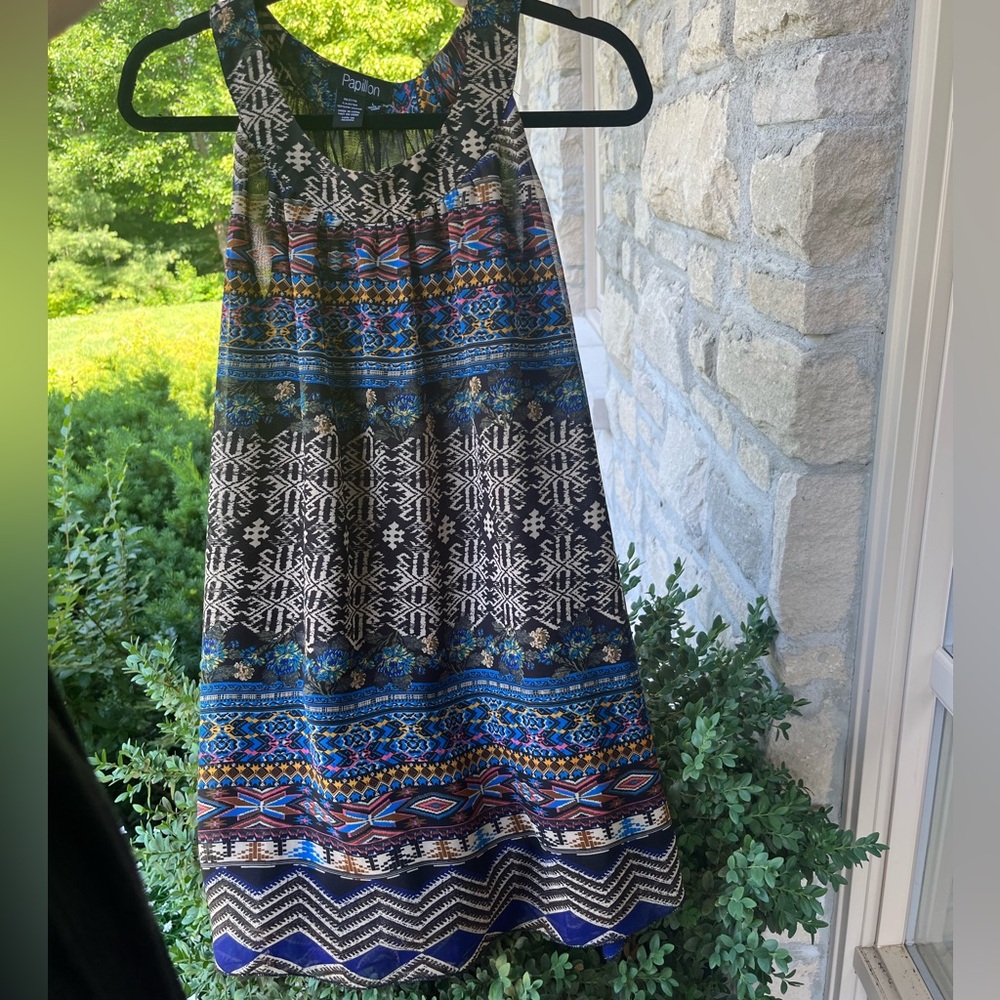PAPILLON Tunic Sleeveless Top Size L like New